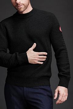 Ropa Canada Goose Hombre Outlet - Paterson Suéteres Negros GV9031748